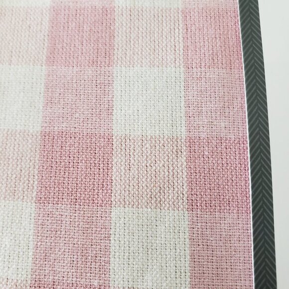 NWT - Threshold Pink and White Gingham Table Runner - 72in x 14in - Picture 4 of 5